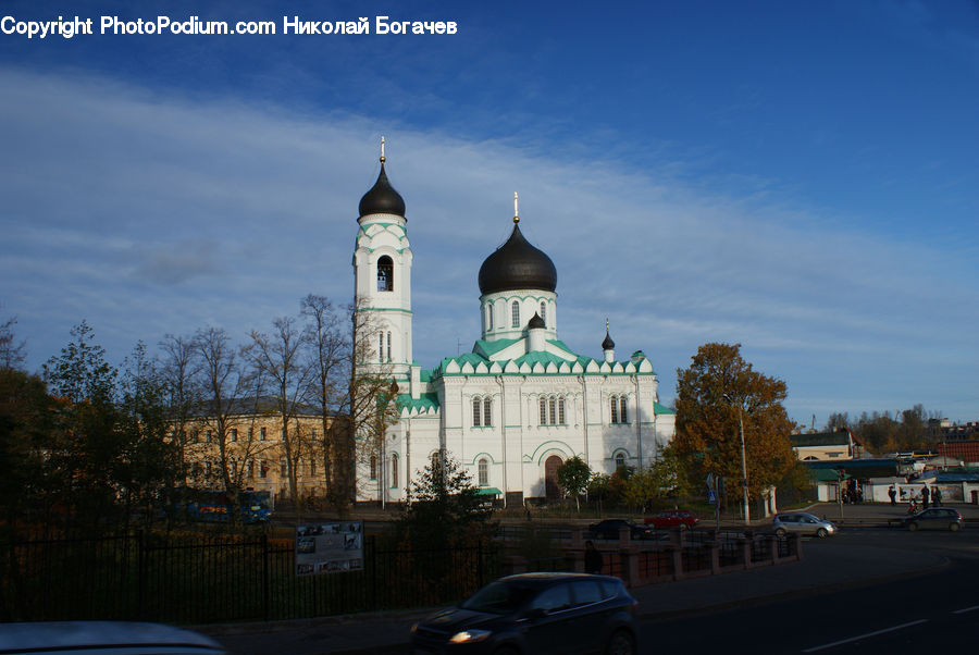 Automobile, Car, Vehicle, Architecture, Bell Tower, Clock Tower, Tower