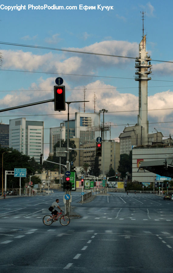 Antenna, Intersection, Road, Freeway, Architecture, Convention Center, Street