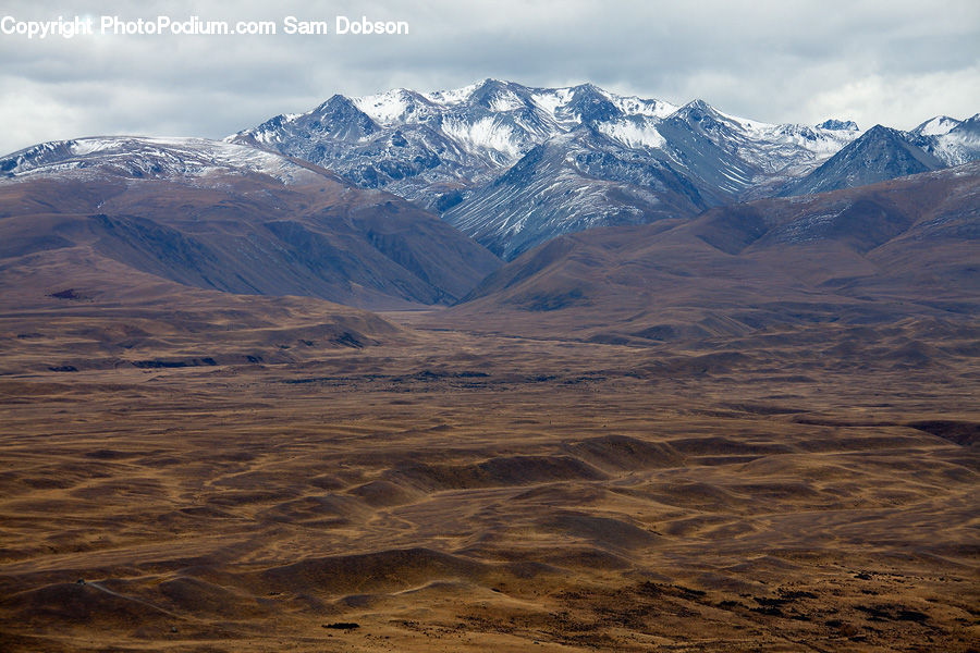 Crest, Mountain, Mountain Range, Outdoors, Peak, Field, Grass