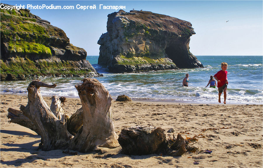 Beach, Coast, Outdoors, Sea, Water, Promontory, Sand