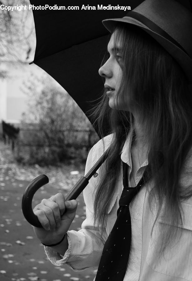 People, Person, Human, Umbrella, Portrait, Female