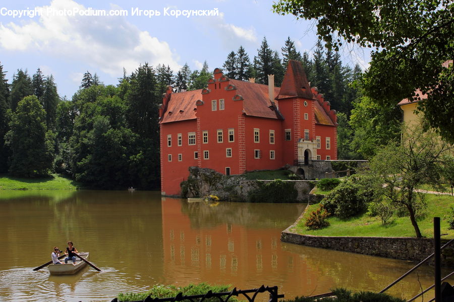 Castle, Ditch, Fort, Moat, Architecture, Canal, Outdoors