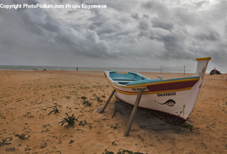 Boat, Watercraft, Dinghy, Beach, Coast, Outdoors, Sea