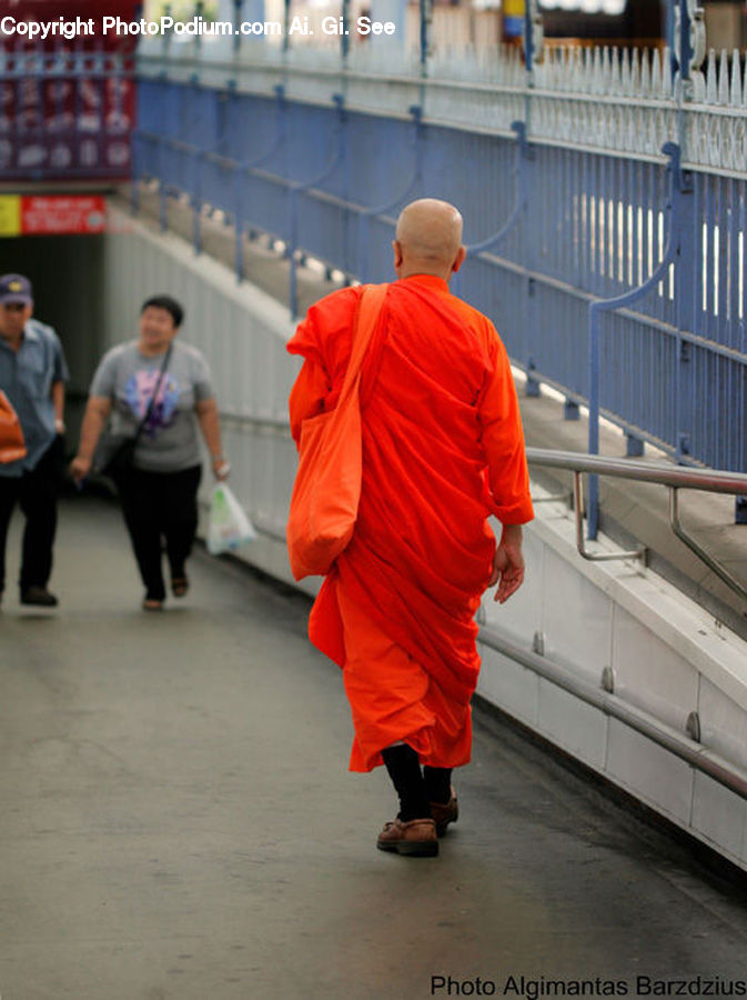 Human, People, Person, Monk, Leisure Activities, Walking, Robe