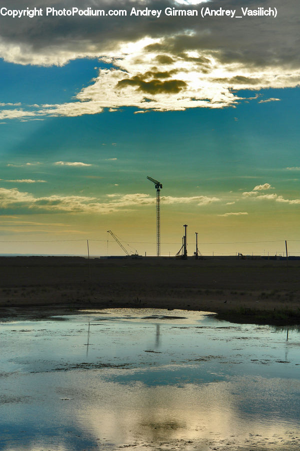 Engine, Machine, Motor, Turbine, Wind Turbine, Beach, Coast