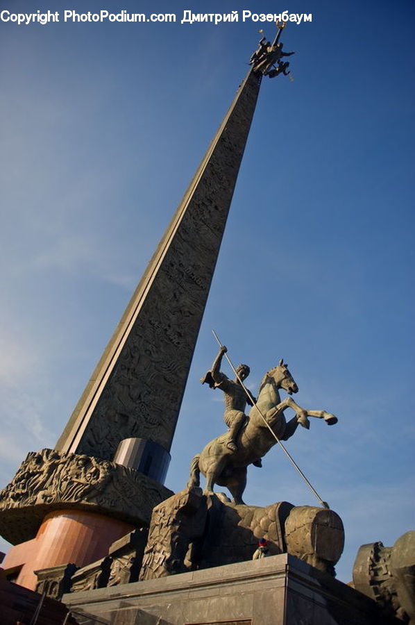 Art, Gargoyle, Statue, Sculpture, Column, Monument, Obelisk