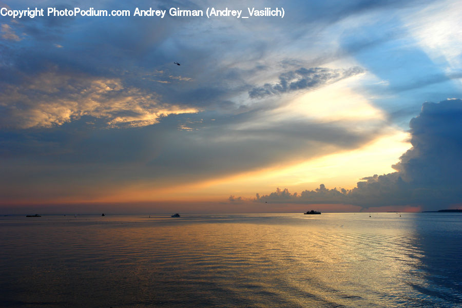 Azure Sky, Cloud, Outdoors, Sky, Ocean, Sea, Water