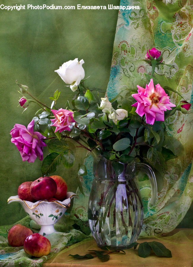Glass, Goblet, Floral Design, Flower, Flower Arrangement, Flower Bouquet, Ikebana