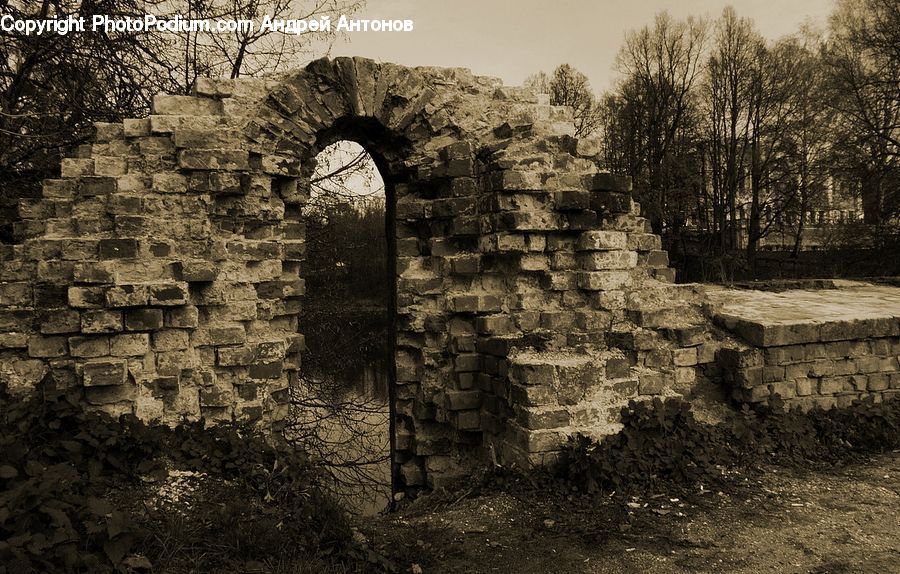 Ruins, Castle, Fort