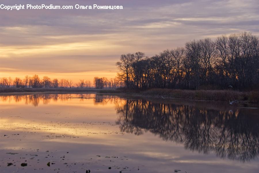 Dawn, Dusk, Sky, Sunrise, Sunset, Red Sky, Landscape