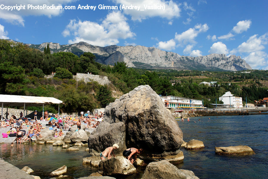 Rock, Adventure, Climbing, Outdoors, Sport, Harbor, Port