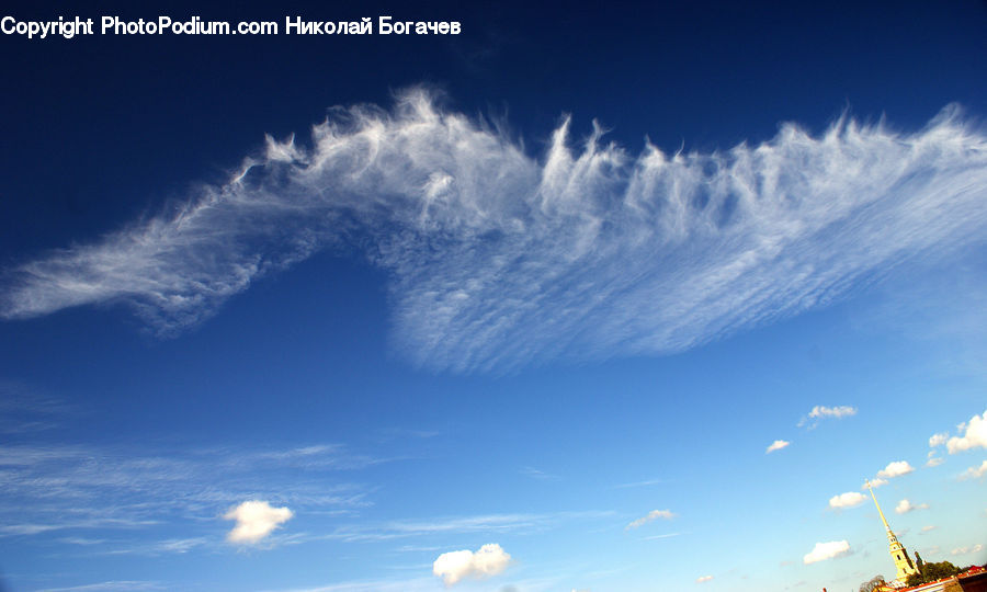 Azure Sky, Cloud, Outdoors, Sky, Cumulus, Landscape, Nature