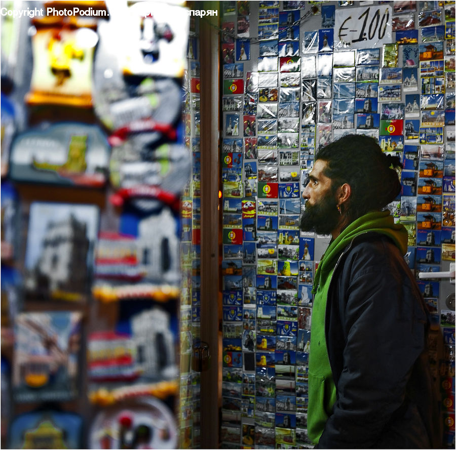 Human, People, Person, Newsstand, Shop, Market, Supermarket