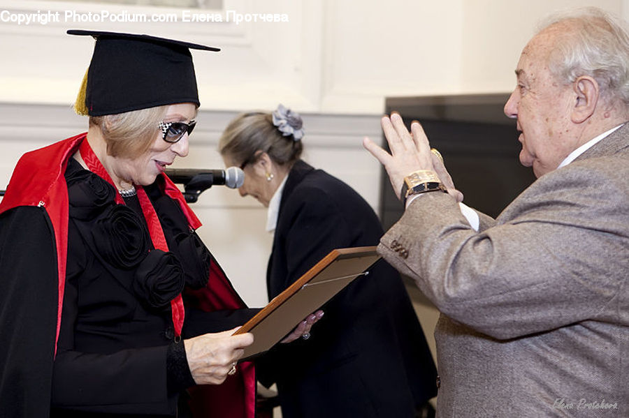 Graduation, People, Person, Human, Classroom, Hair, Haircut