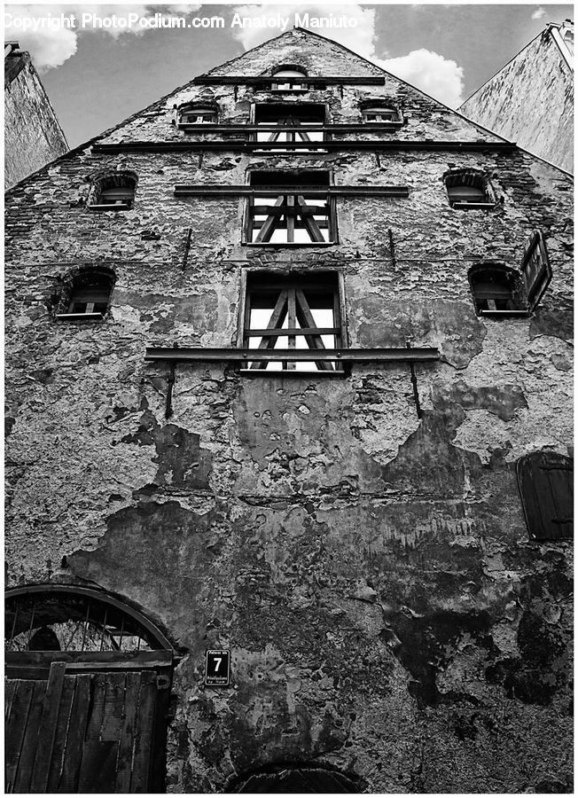 Brick, Architecture, Castle, Fort, Asphalt, Tarmac, Bell Tower