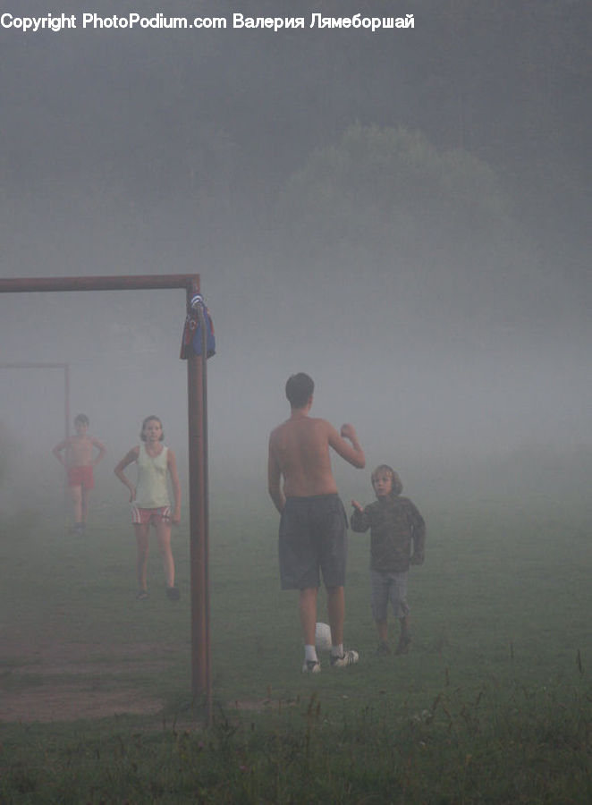 Human, People, Person, Fog, Mist, Outdoors, Apparel
