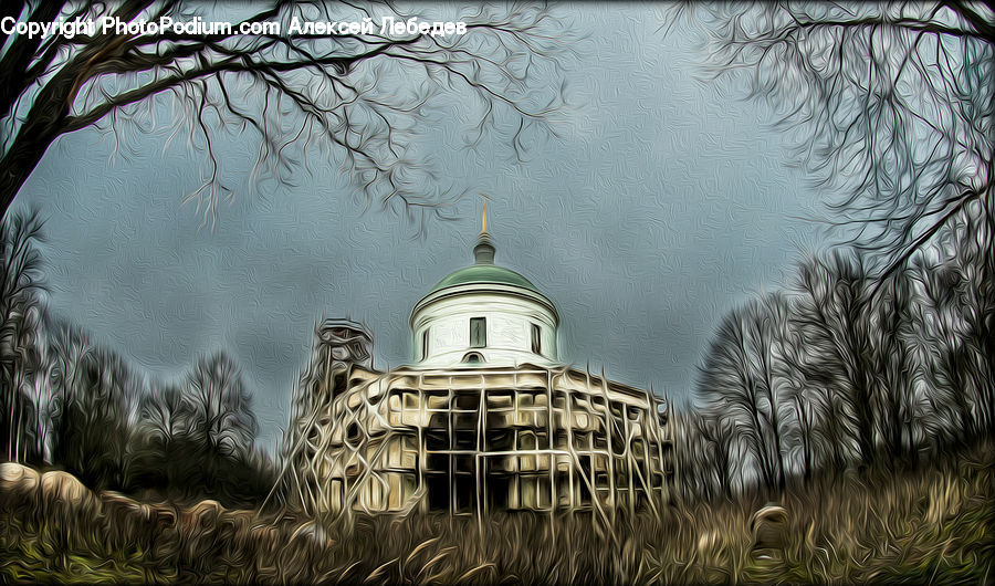 Architecture, Dome, Mosque, Worship, Housing, Monastery, Gazebo