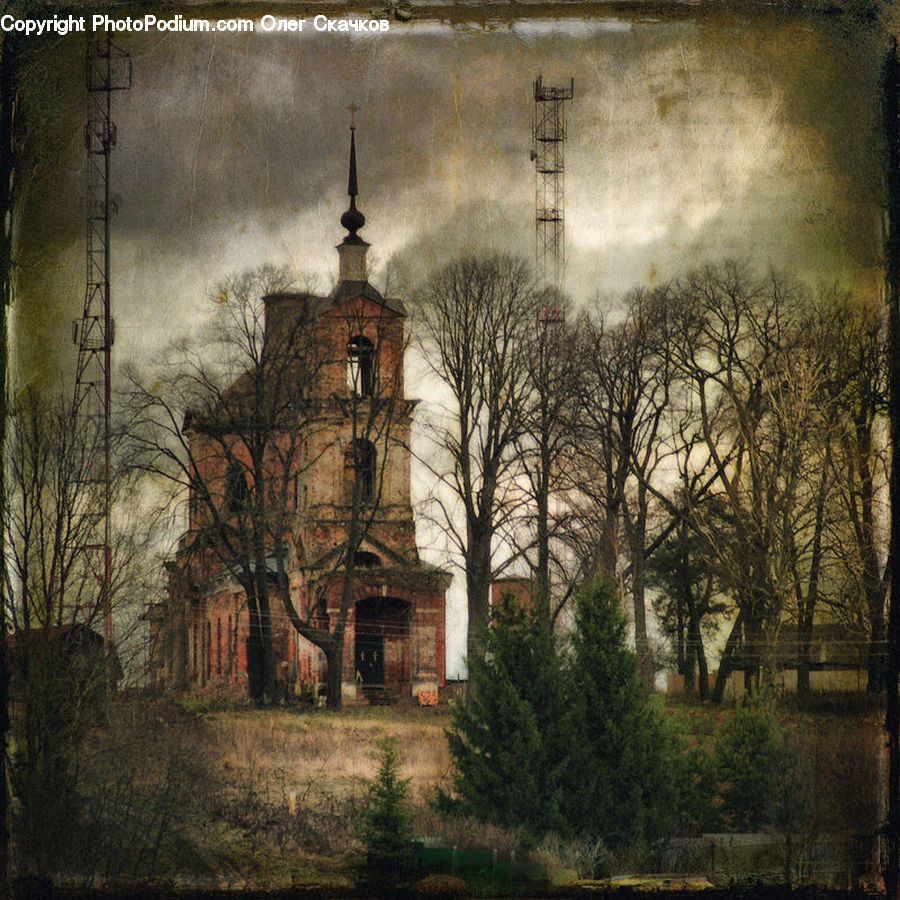 Architecture, Bell Tower, Clock Tower, Tower, Mansion, Building, Cottage