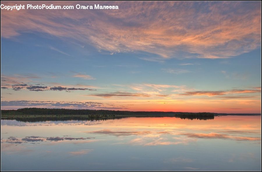 Dawn, Dusk, Sky, Sunrise, Sunset, Red Sky, Azure Sky