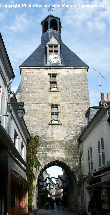 Architecture, Bell Tower, Clock Tower, Tower, Arch, Gate, Brick