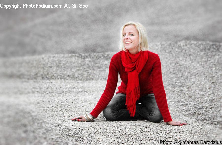 Human, People, Person, Blonde, Female, Woman, Crawling