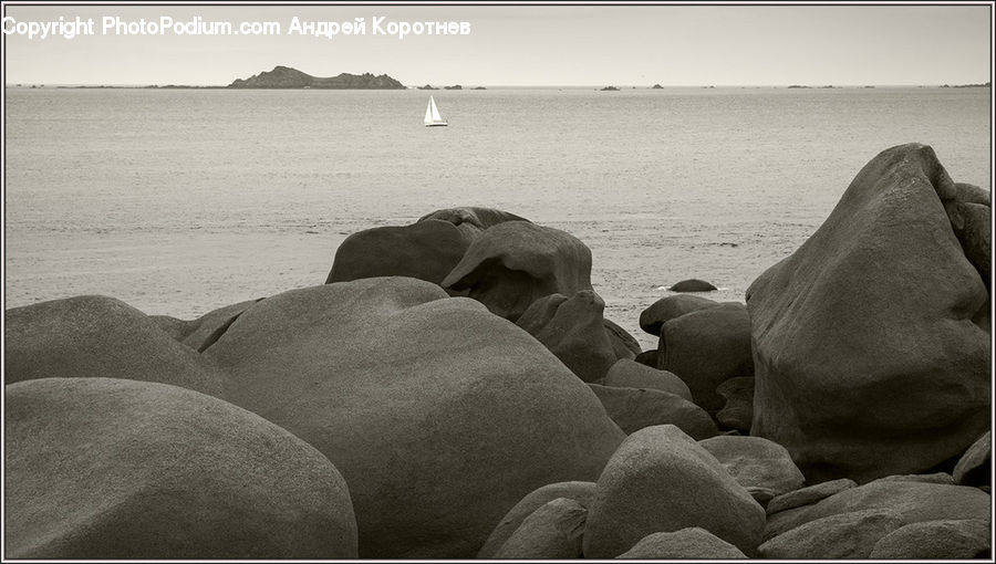 Rock, Outdoors, Sand, Soil, Coast, Sea, Water