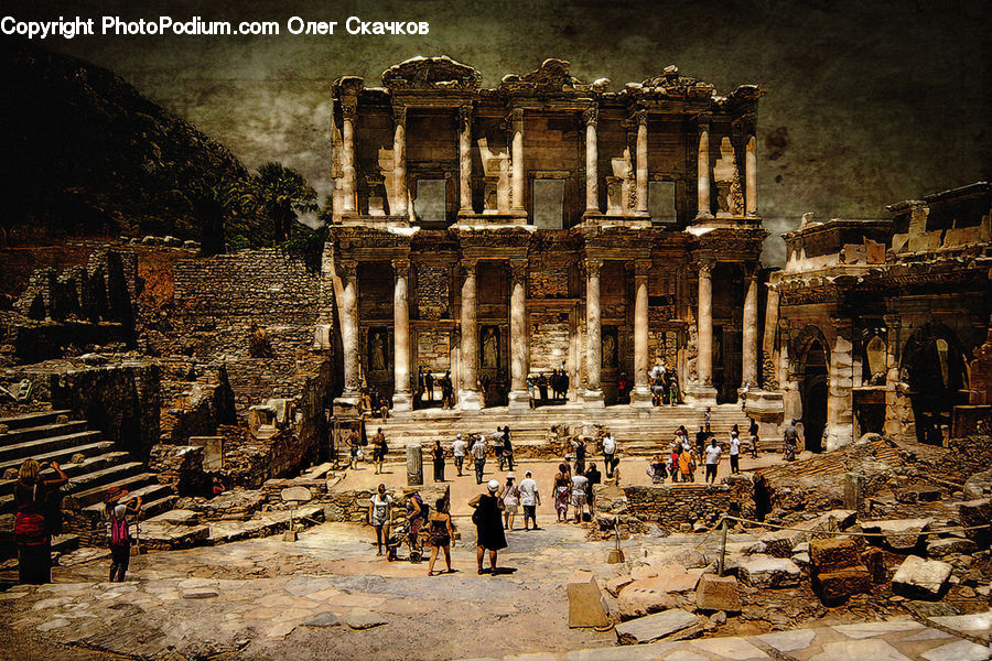 Ruins, Architecture, Column, Parthenon, Temple, Worship, Housing