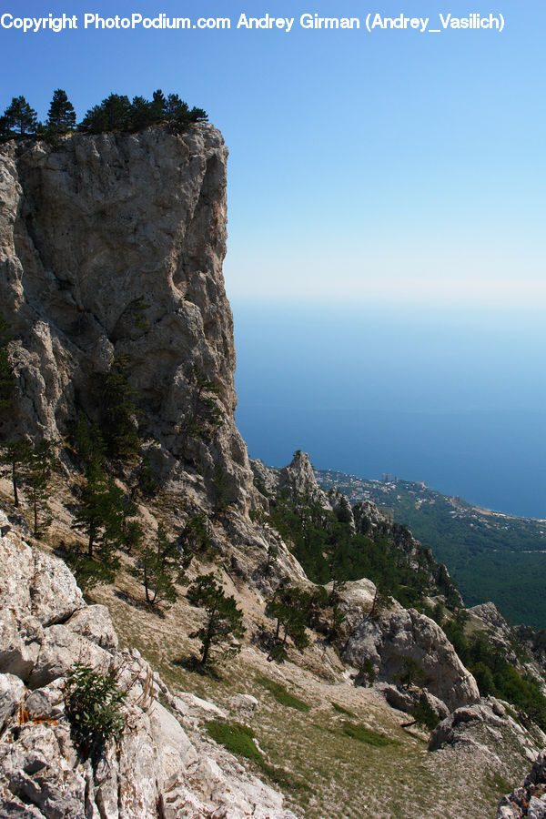 Cliff, Outdoors, Landslide, Crest, Mountain, Peak, Rock