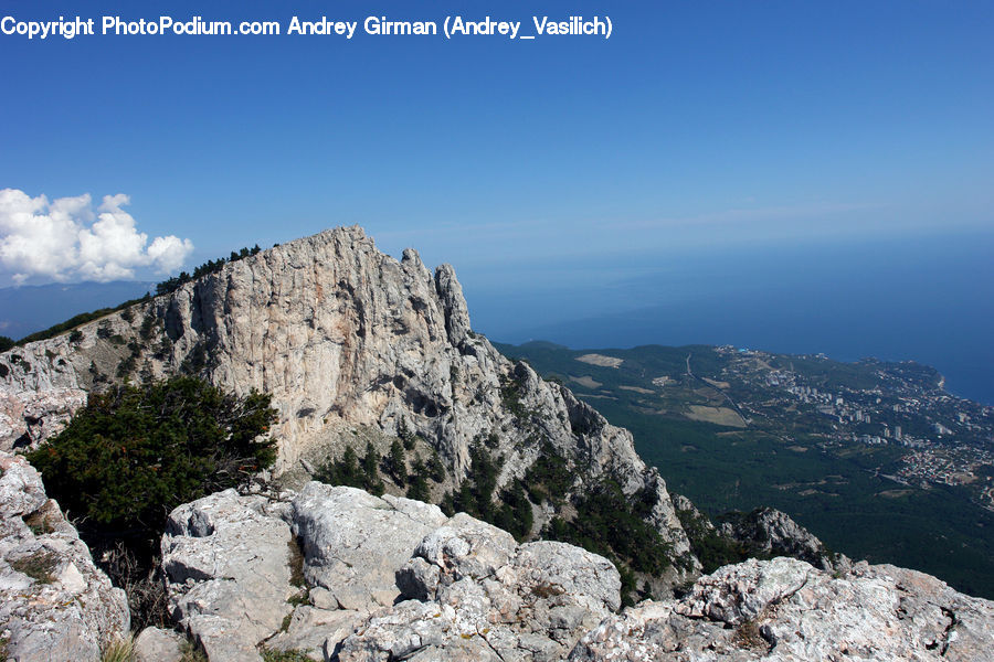 Crest, Mountain, Outdoors, Peak, Rock, Cliff, Hole