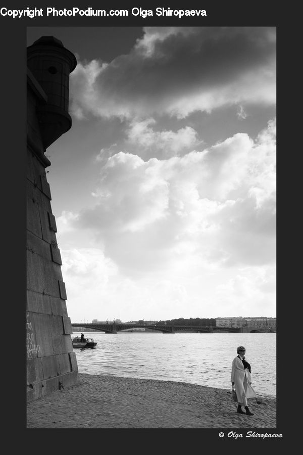 People, Person, Human, Silhouette, Cloud, Cumulus, Sky