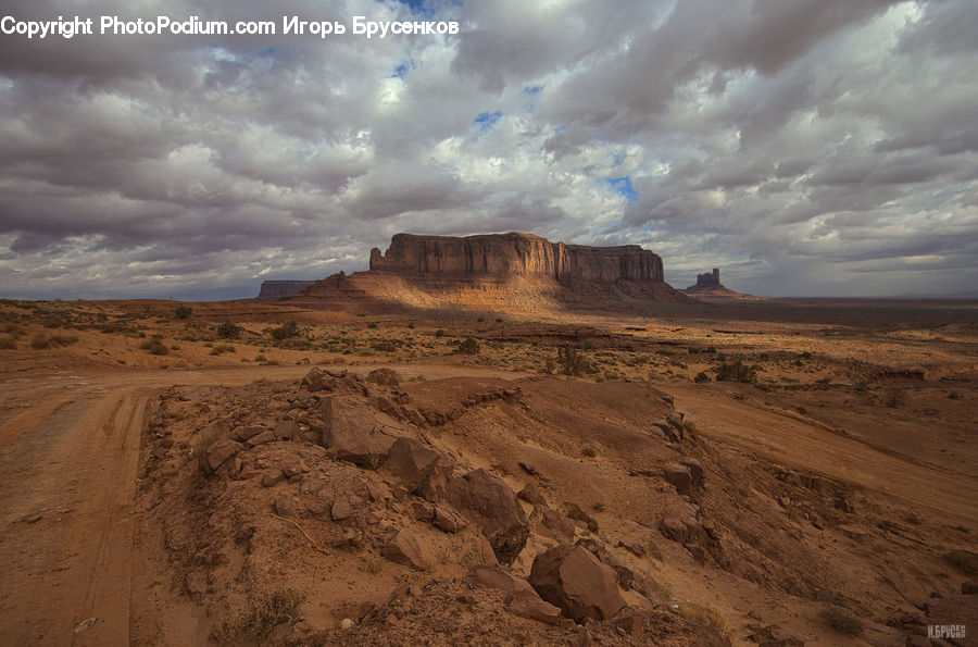 Desert, Outdoors, Mesa, Landscape, Nature, Scenery, Dirt Road