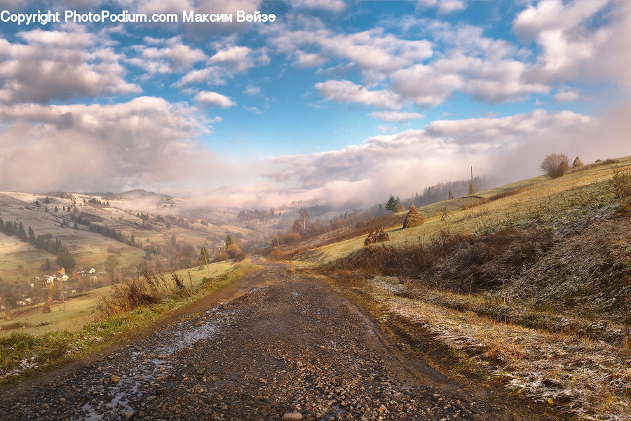 Dirt Road, Gravel, Road