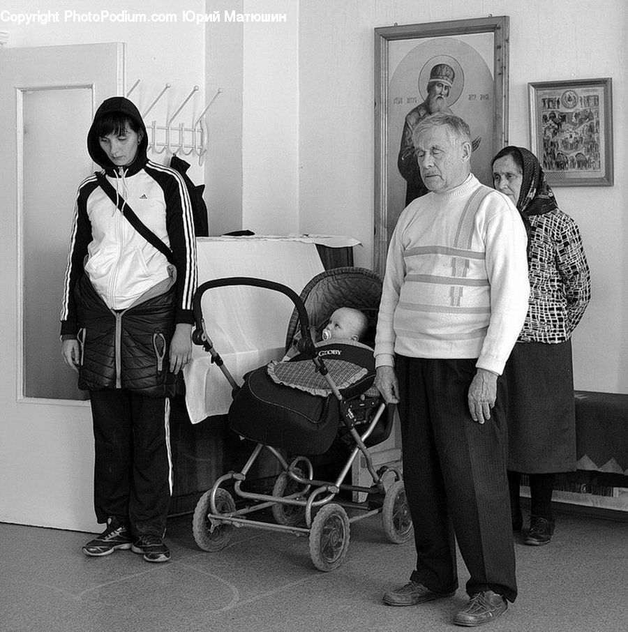 Human, People, Person, Stroller, Wheelchair, Female, Portrait