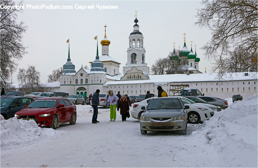 Parking, Parking Lot, Blizzard, Outdoors, Snow, Weather, Winter