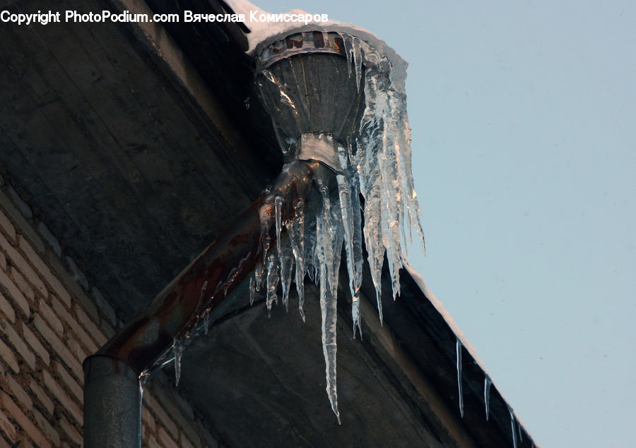 Cave, Ice, Icicle, Snow, Winter