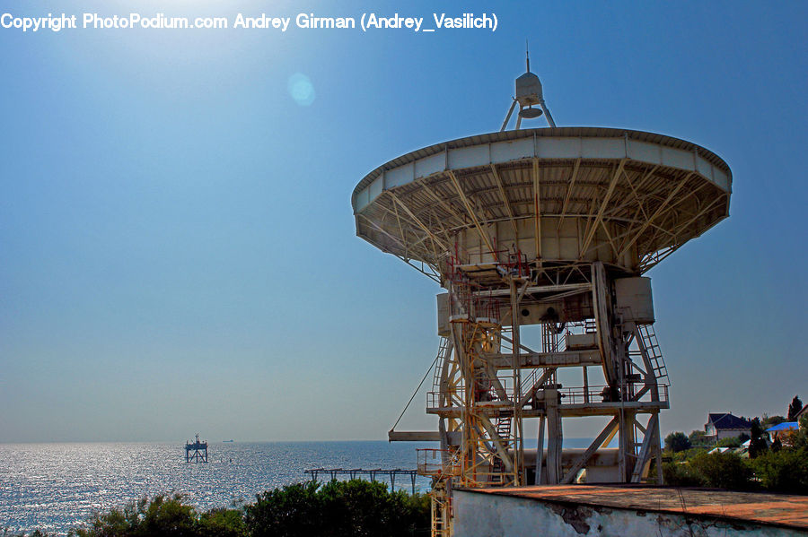 Factory, Beacon, Building, Lighthouse, Water Tower