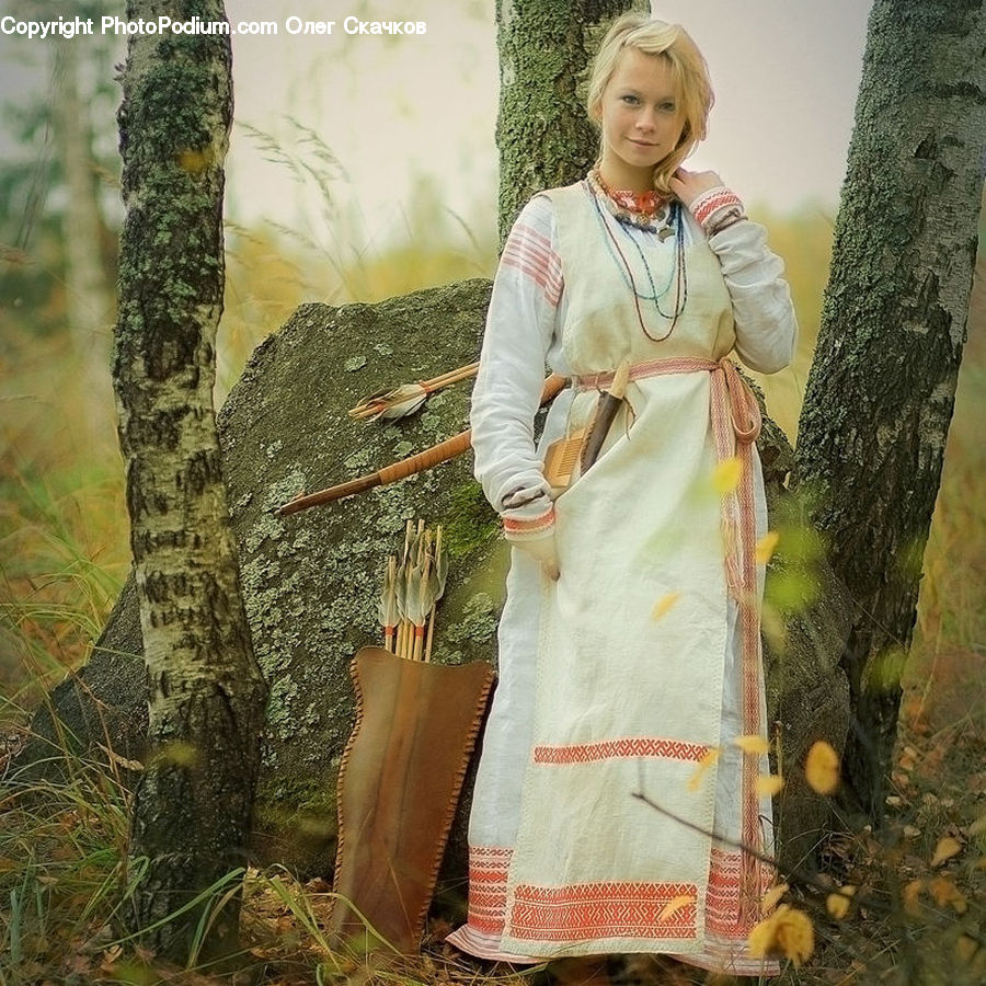 Human, People, Person, Plant, Potted Plant, Apron, Female