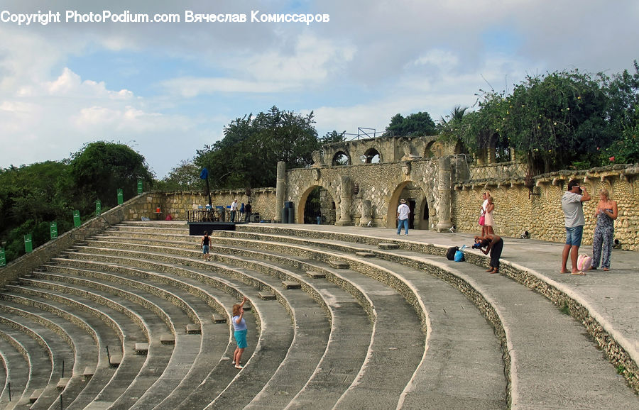 Amphitheater, Amphitheatre, Architecture, Arena, Castle, Fort, Building