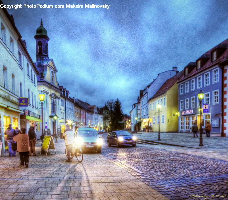 Cobblestone, Pavement, Walkway, Architecture, Downtown, Plaza, Town