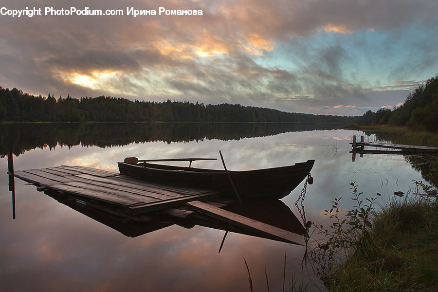 Boat, Dinghy, Rowboat, Vessel, Dock, Landing, Pier