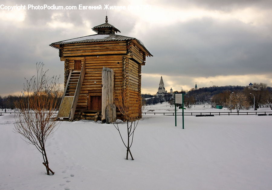 Wood, Architecture, Bell Tower, Clock Tower, Tower, Gazebo, Cabin