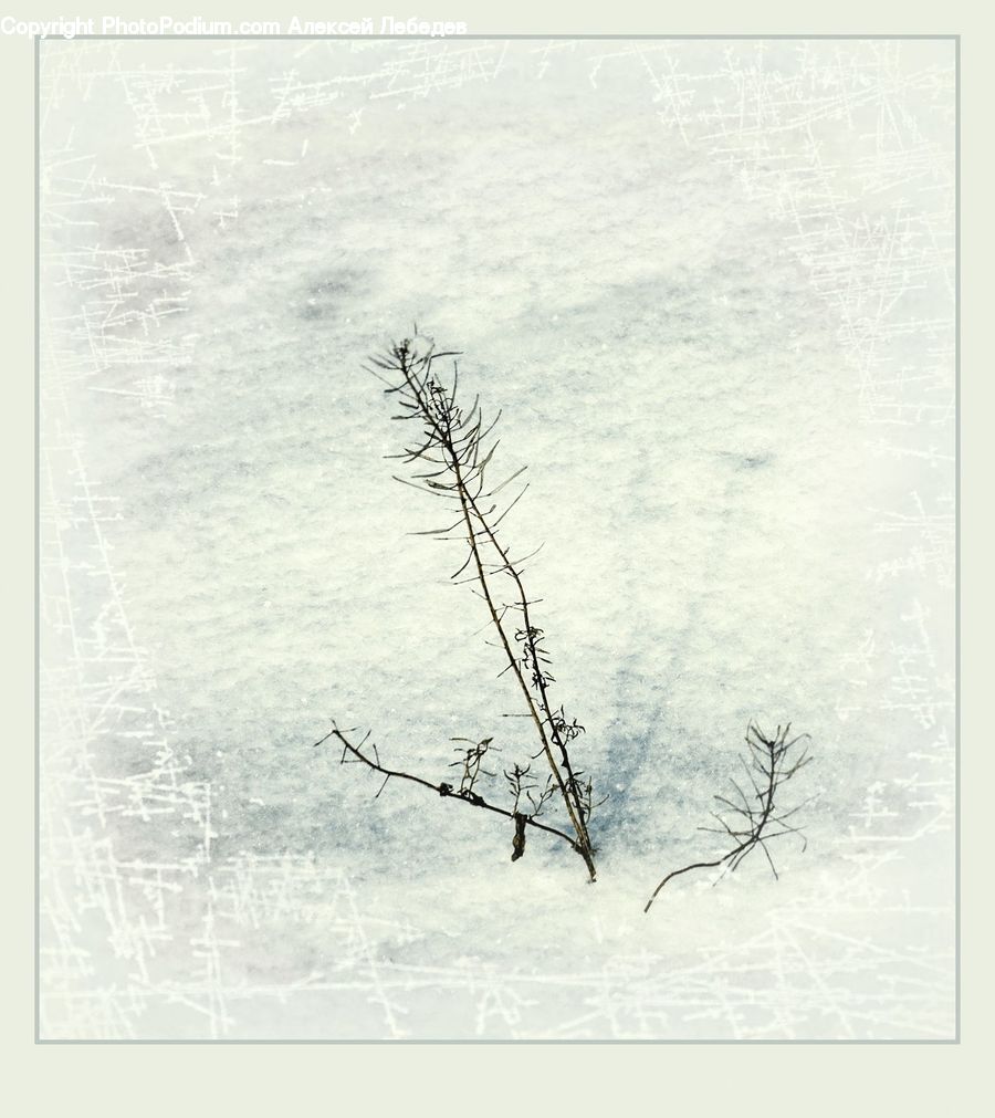 Ice, Outdoors, Snow, Drawing, Sketch, Diagram, Art