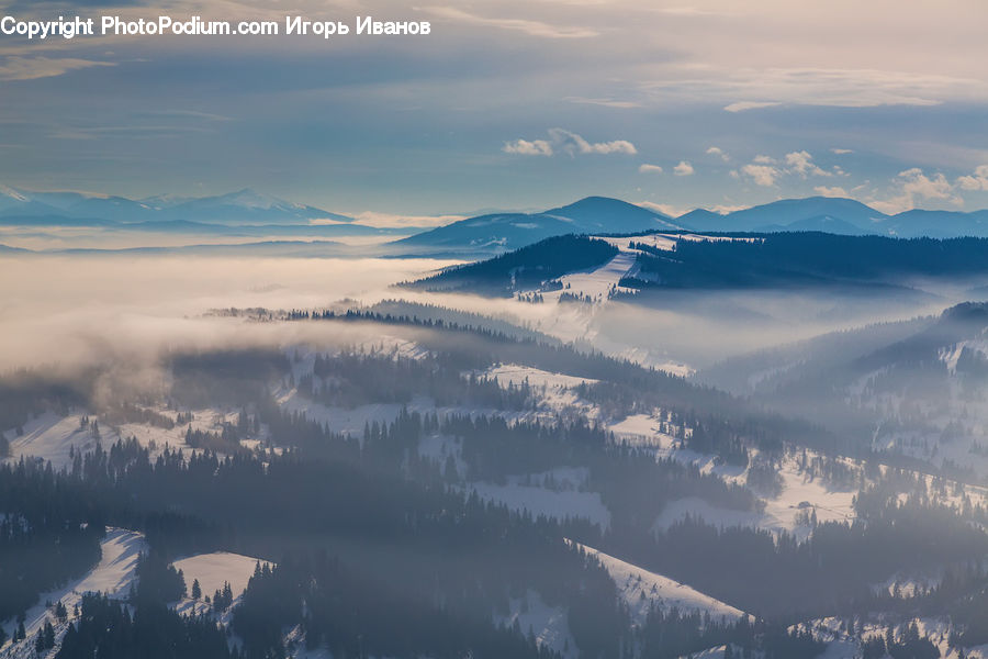 Alps, Crest, Mountain, Peak, Mountain Range, Outdoors, Aerial View