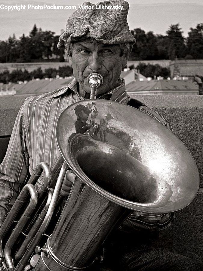 Brass Section, Euphonium, Musical Instrument, Tuba