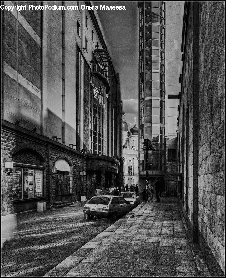 Alley, Alleyway, Road, Street, Town, City, Downtown