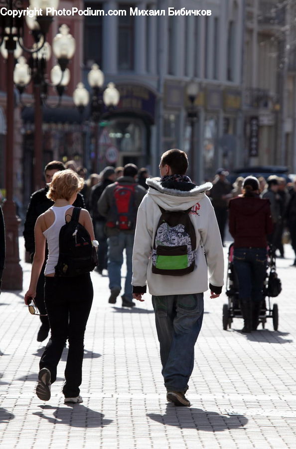 Human, People, Person, Pedestrian, Crowd, Road, Street