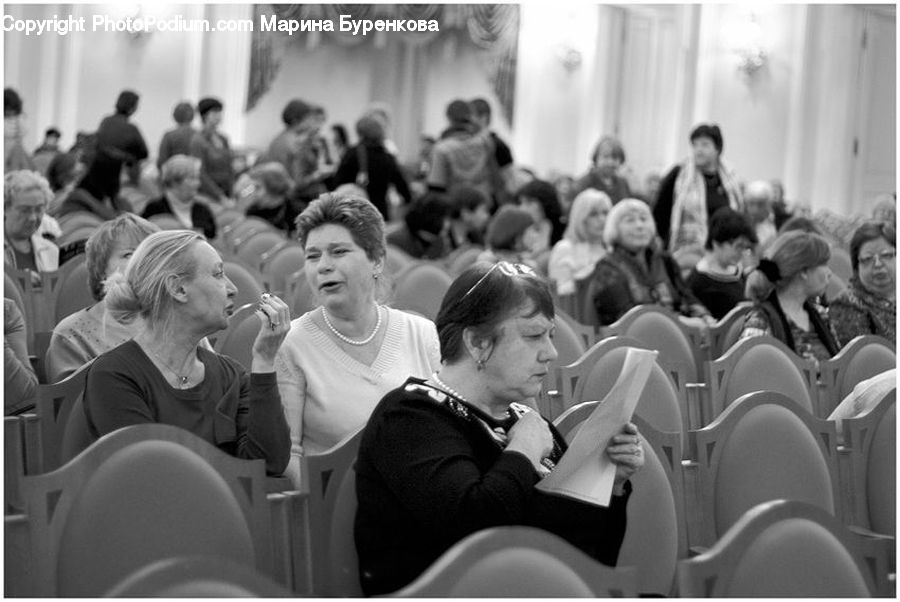 People, Person, Human, Audience, Crowd, Chair, Furniture