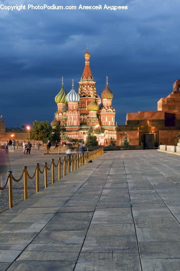 Architecture, Downtown, Plaza, Town Square, Building, Dome, Shrine