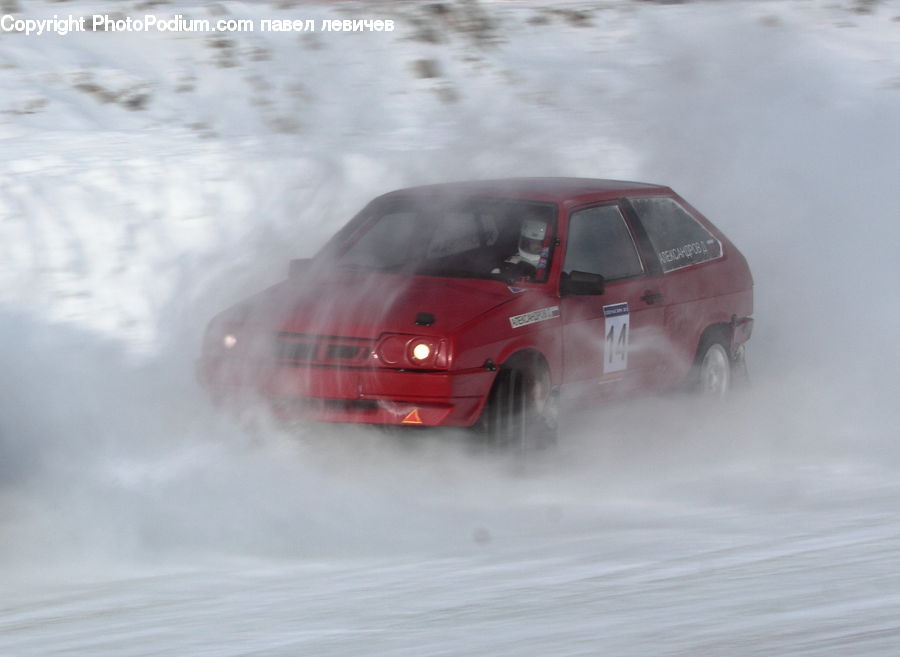 Blizzard, Outdoors, Snow, Weather, Winter, Dirt Road, Gravel