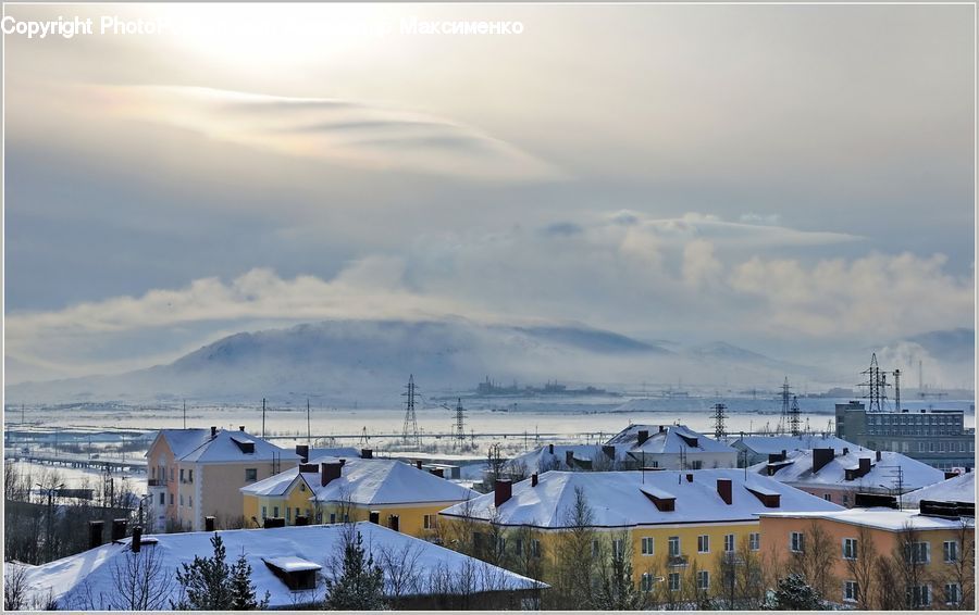 Arctic, Snow, Winter, Ice, Outdoors, Downtown, Neighborhood